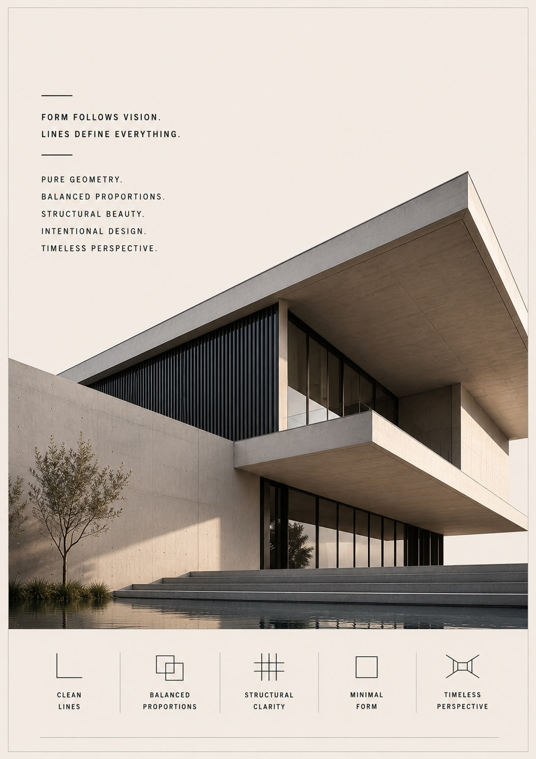 Architectural Lines Poster