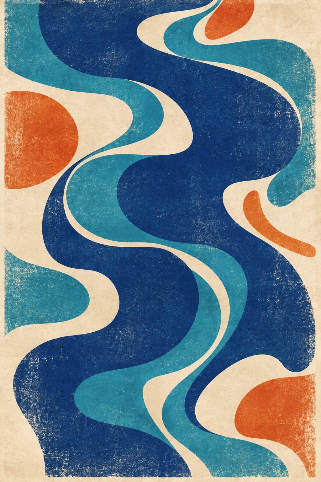 Blue Current Poster