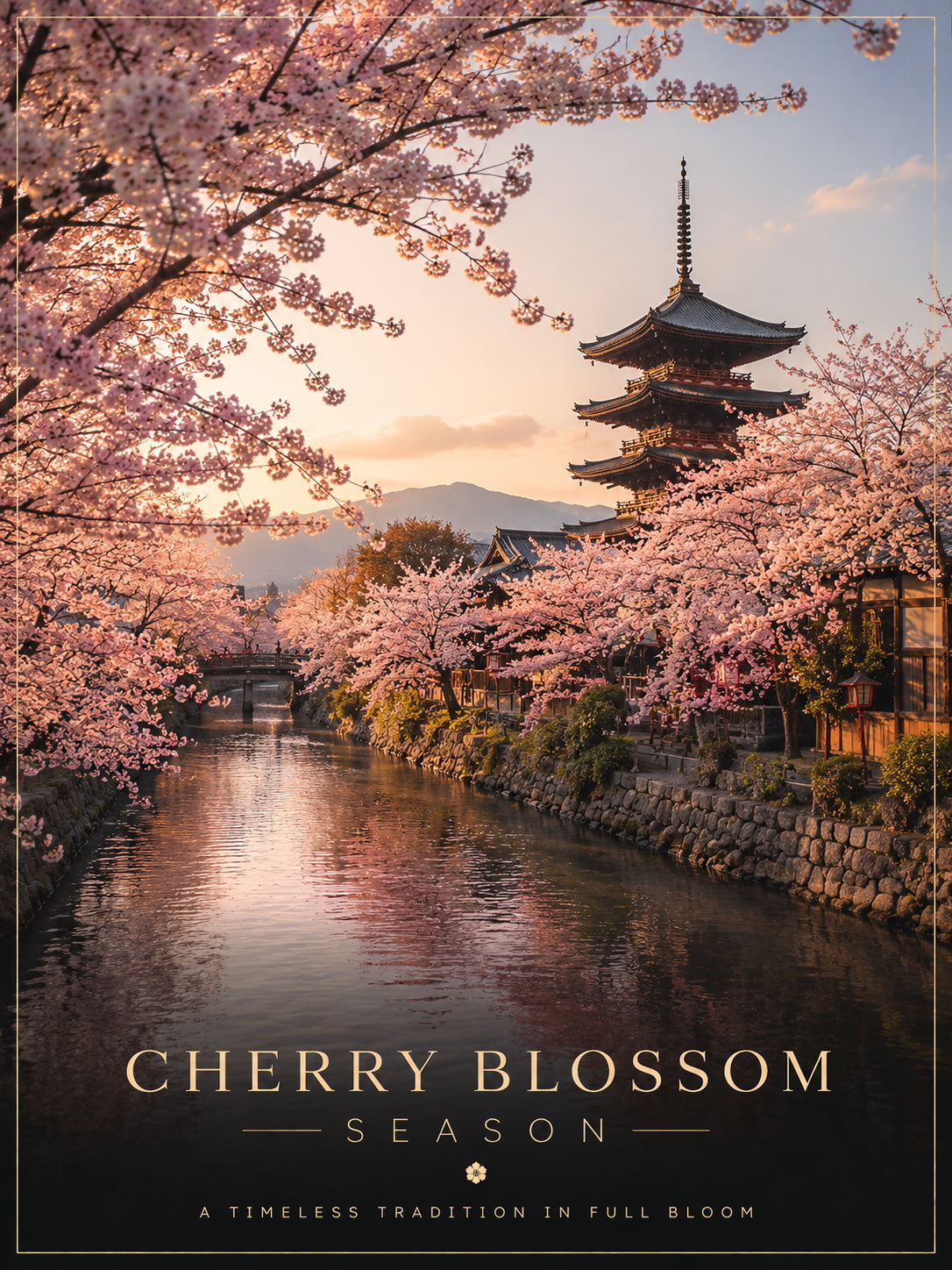 Cherry Blossom Season Poster