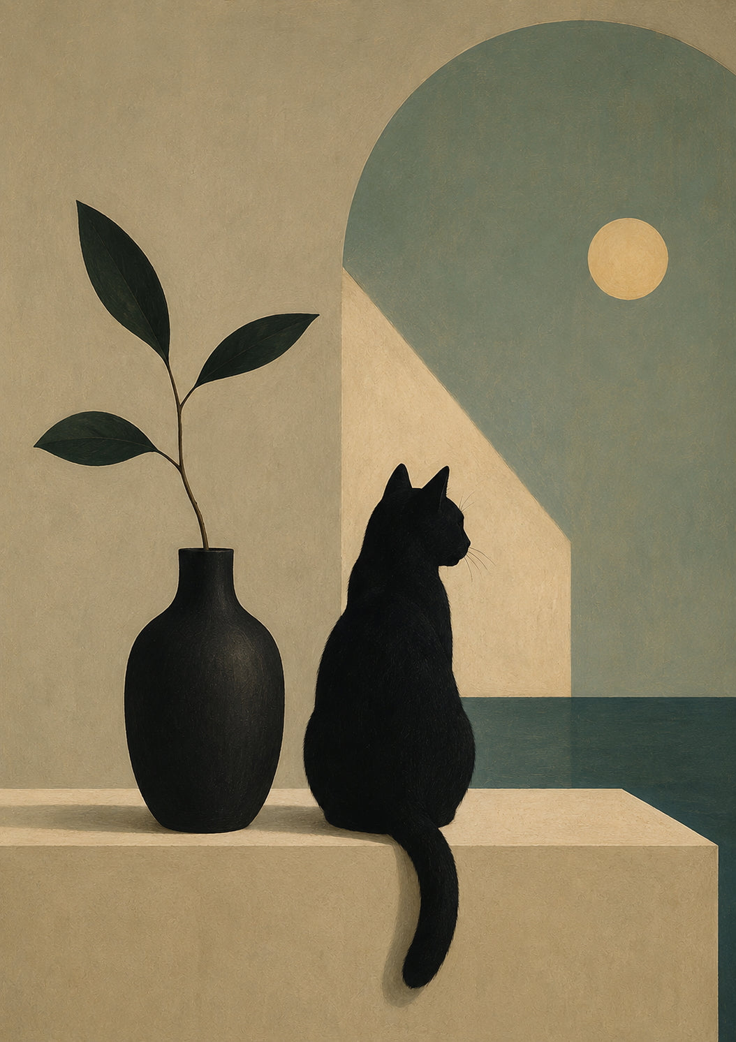 Curious Cat Poster