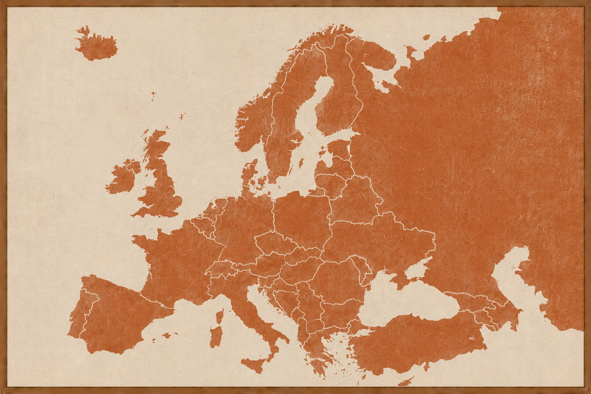 Europe Map Poster
