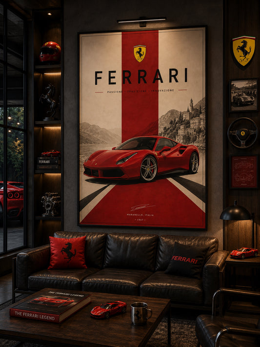 Ferrari Car Poster