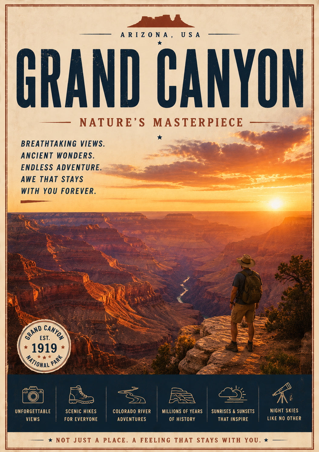 Grand Canyon Travel Poster
