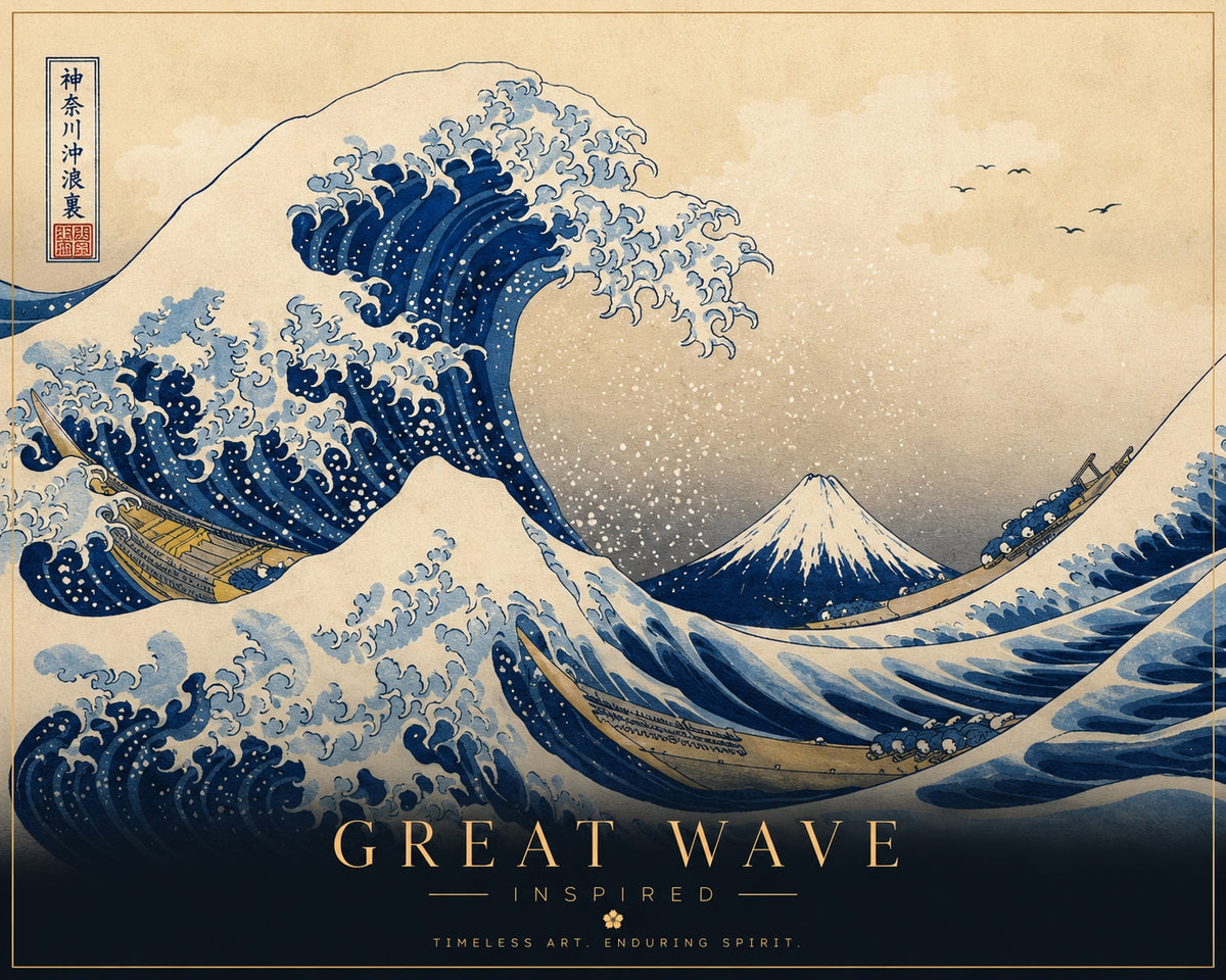 Great Wave Inspired Poster