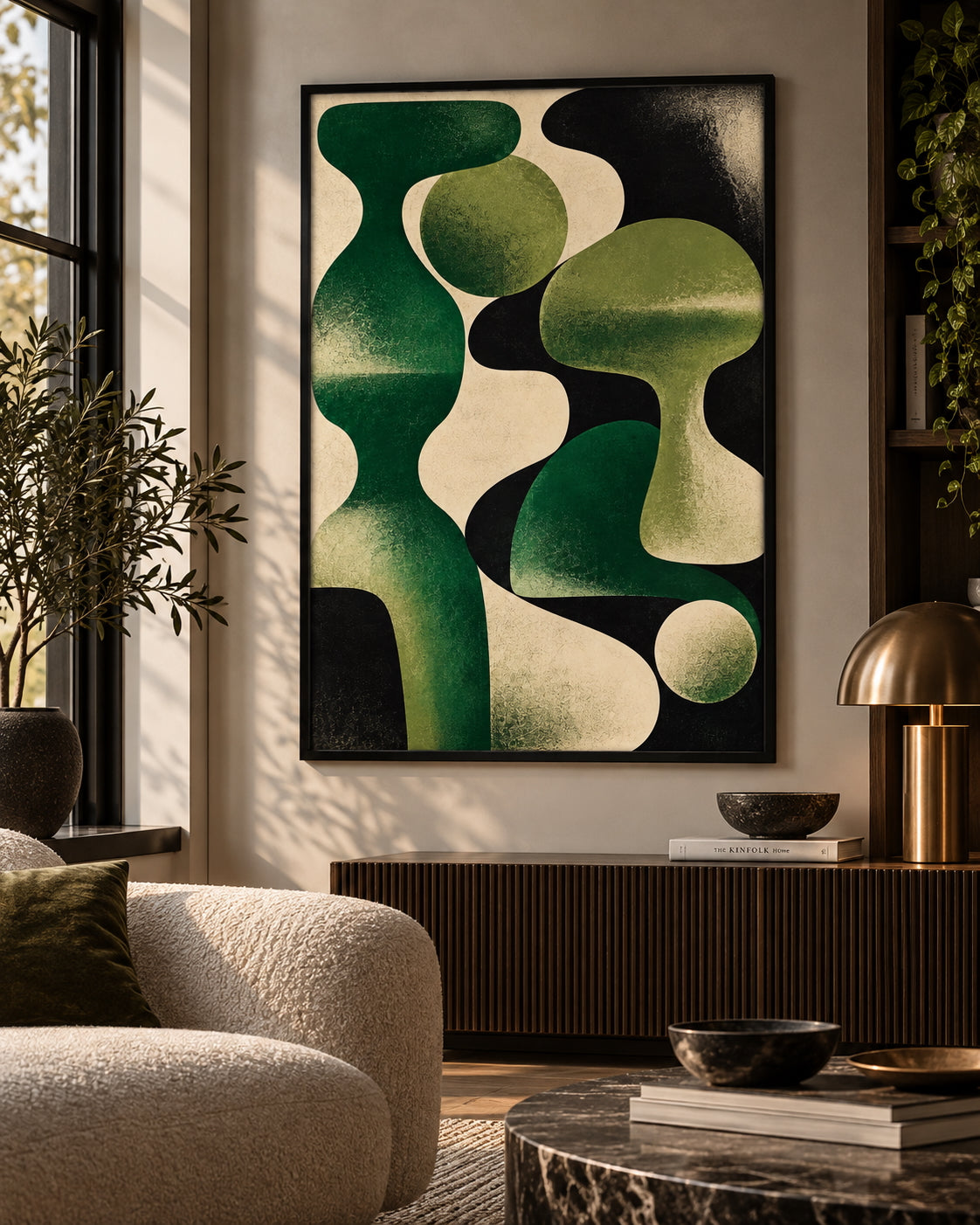 Green Forms Poster