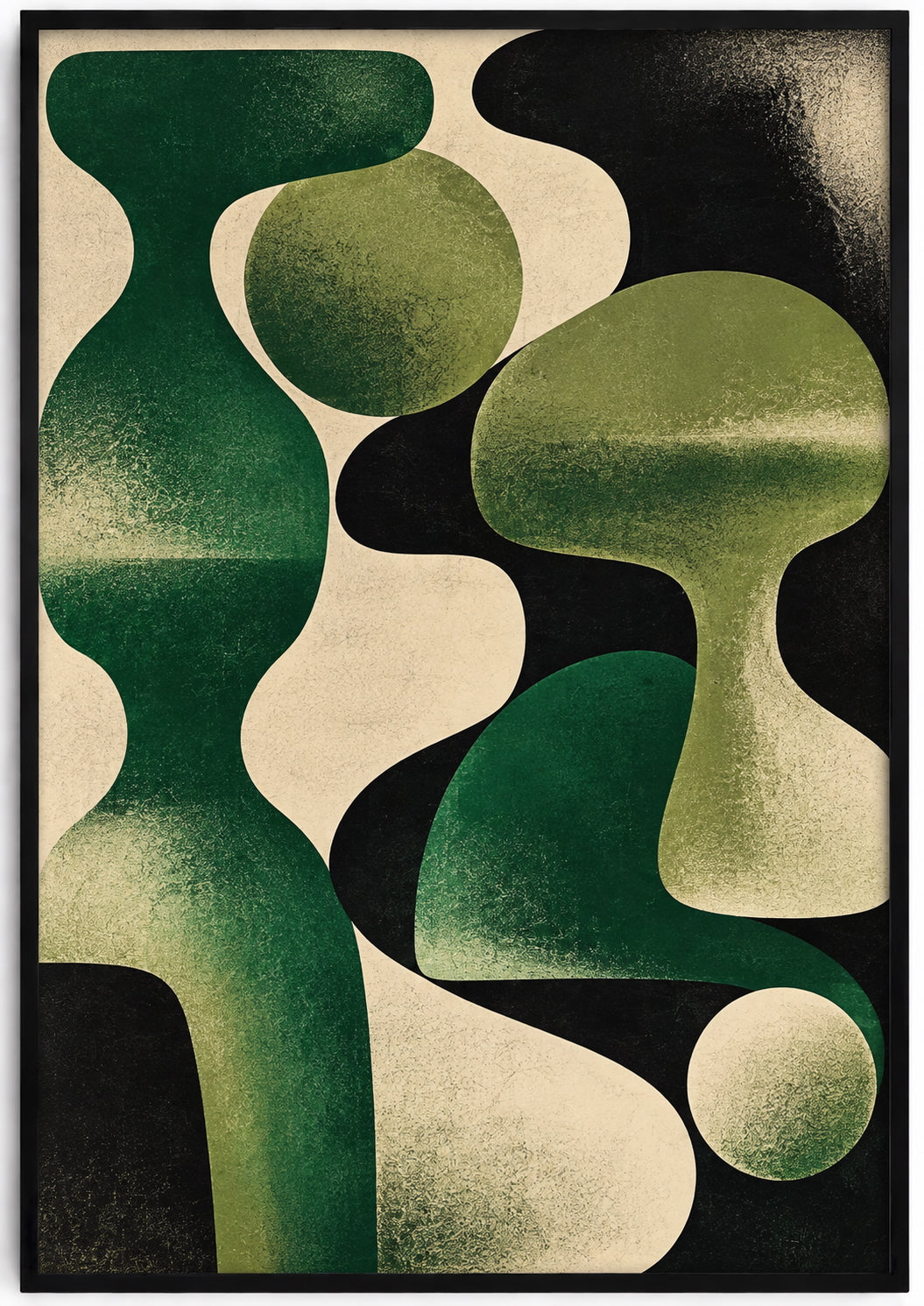 Green Forms Poster