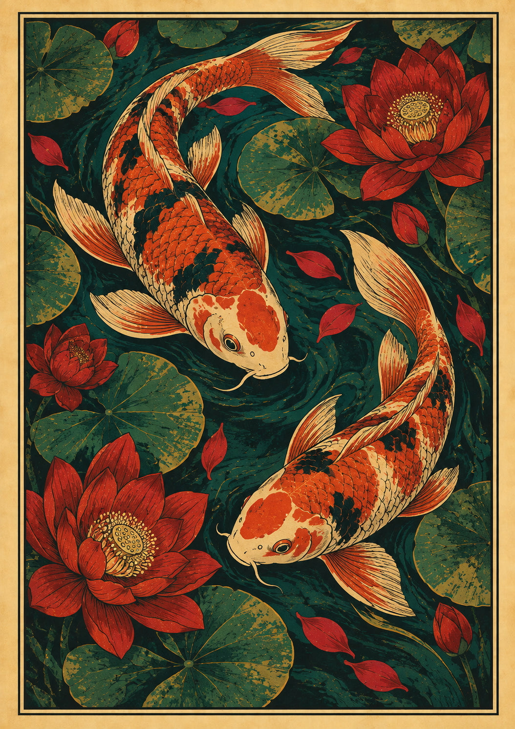 Midnight Koi Pond