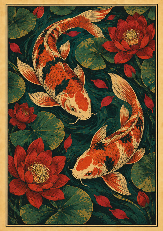 Midnight Koi Pond