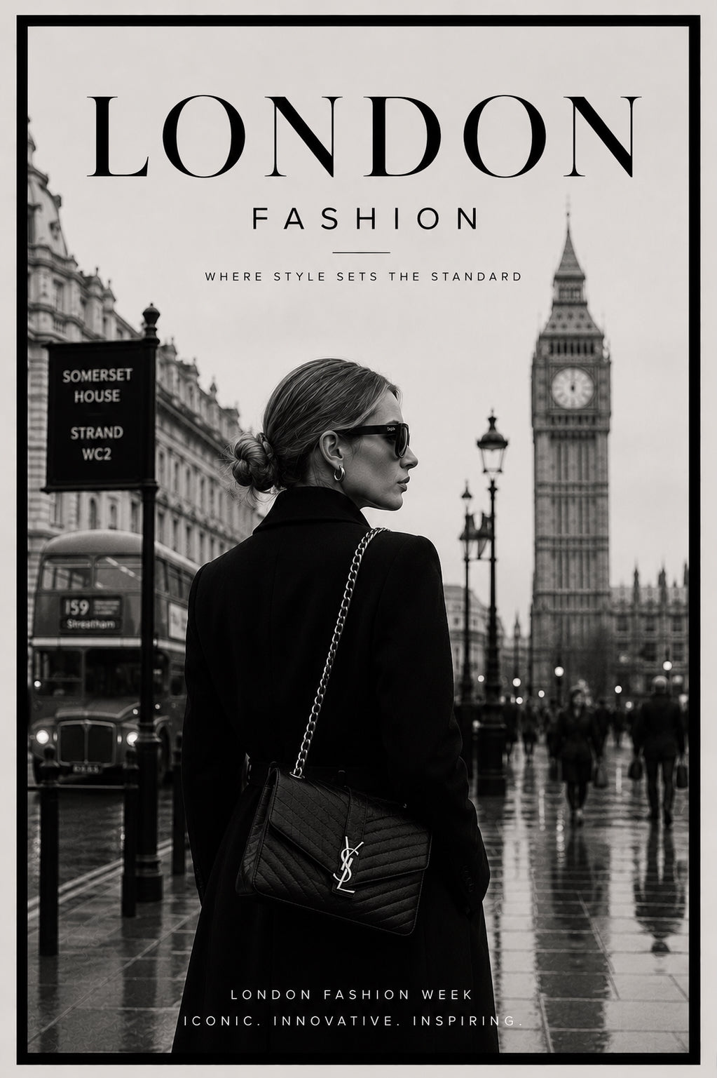 London Fashion Week Fashion Poster