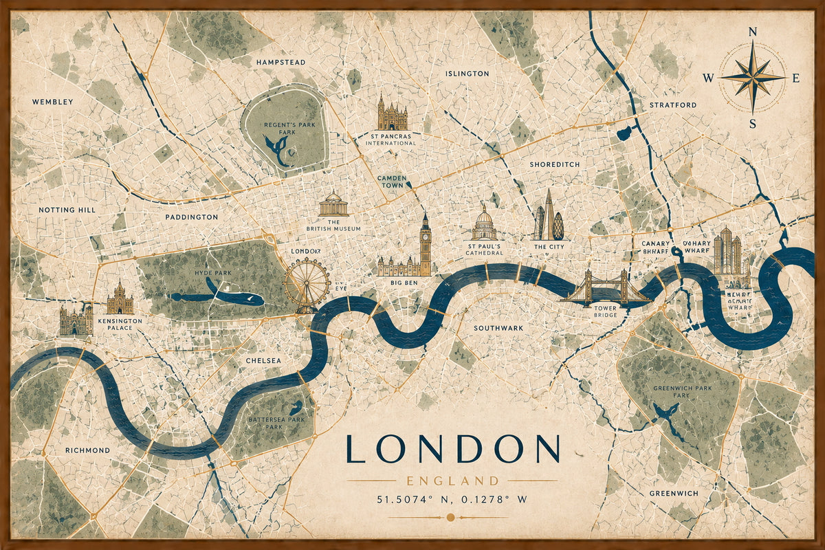 London Map Poster