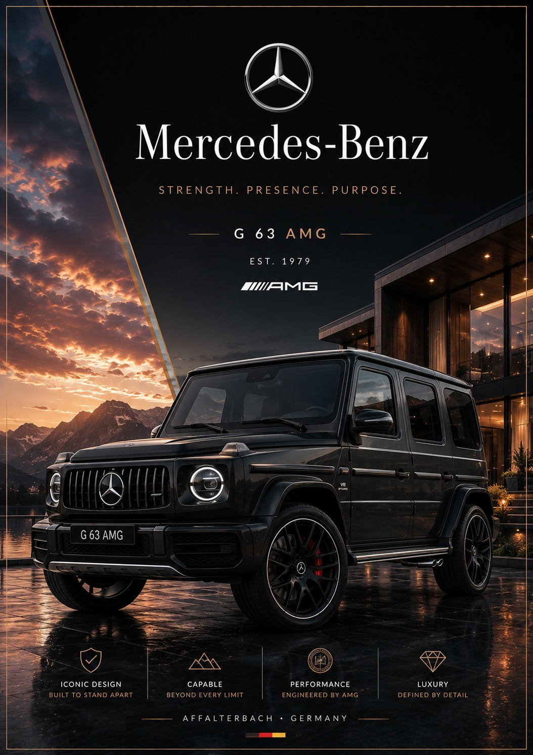 Mercedes-Benz G-Class Car Poster