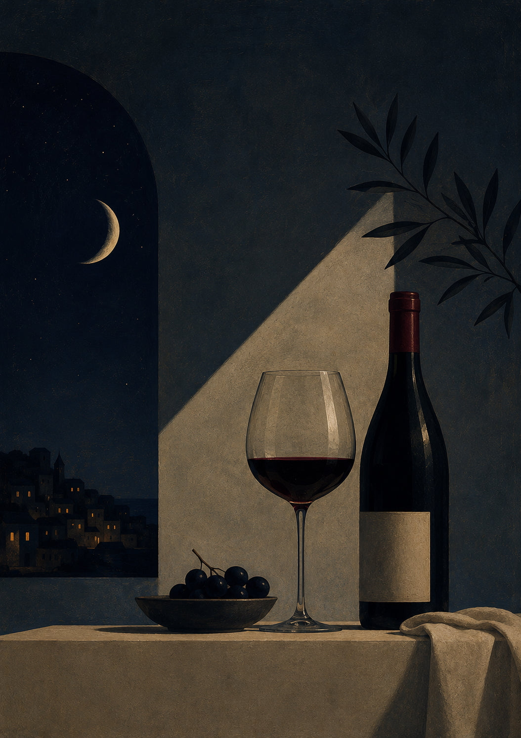 Midnight Wine Poster