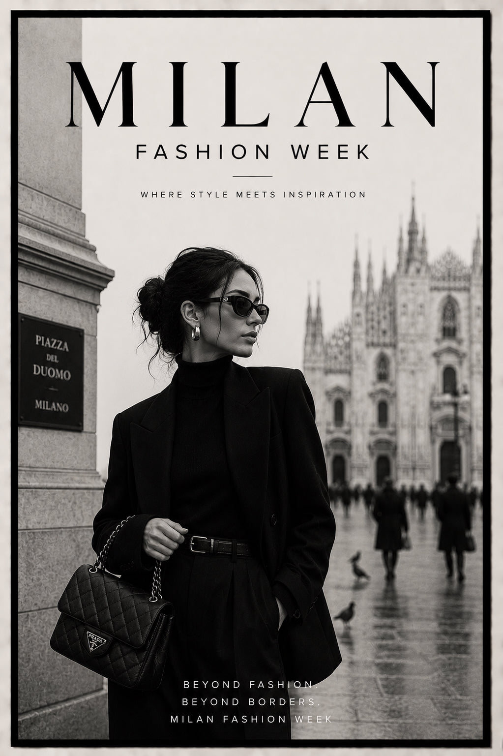 Milan Fashion Week No. 1 Fashion Poster