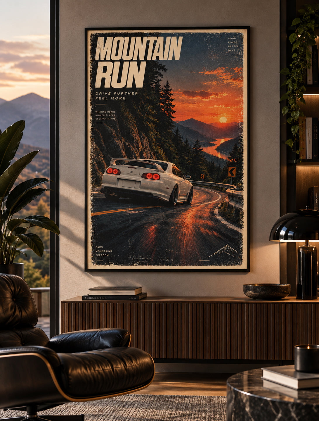 Mountain Run Poster