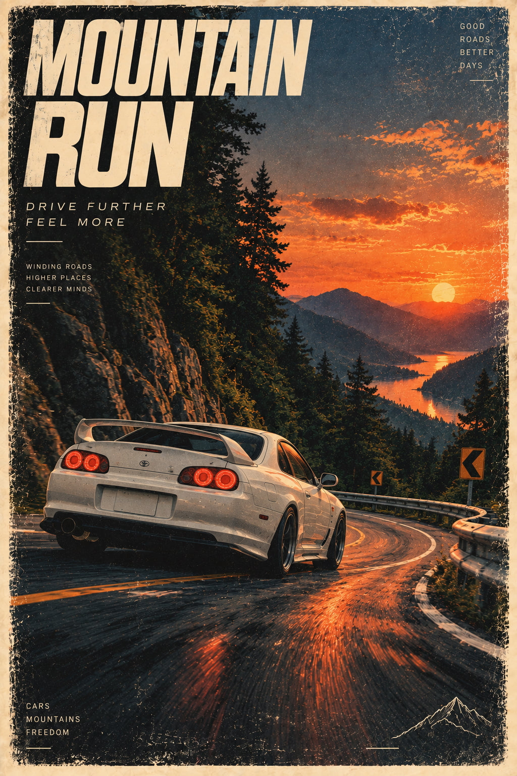 Mountain Run Poster