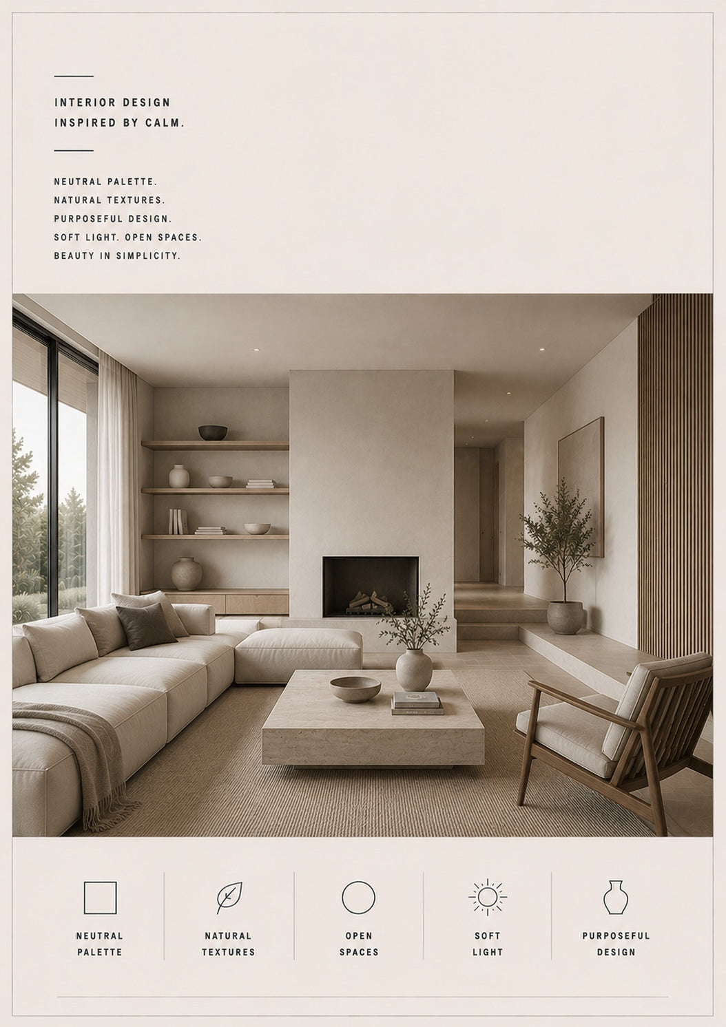 Neutral Spaces Architecture Poster