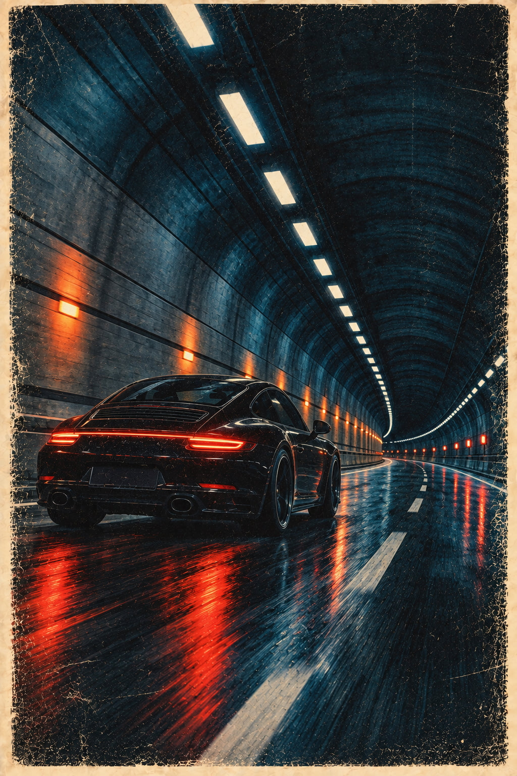 Night Tunnel Poster