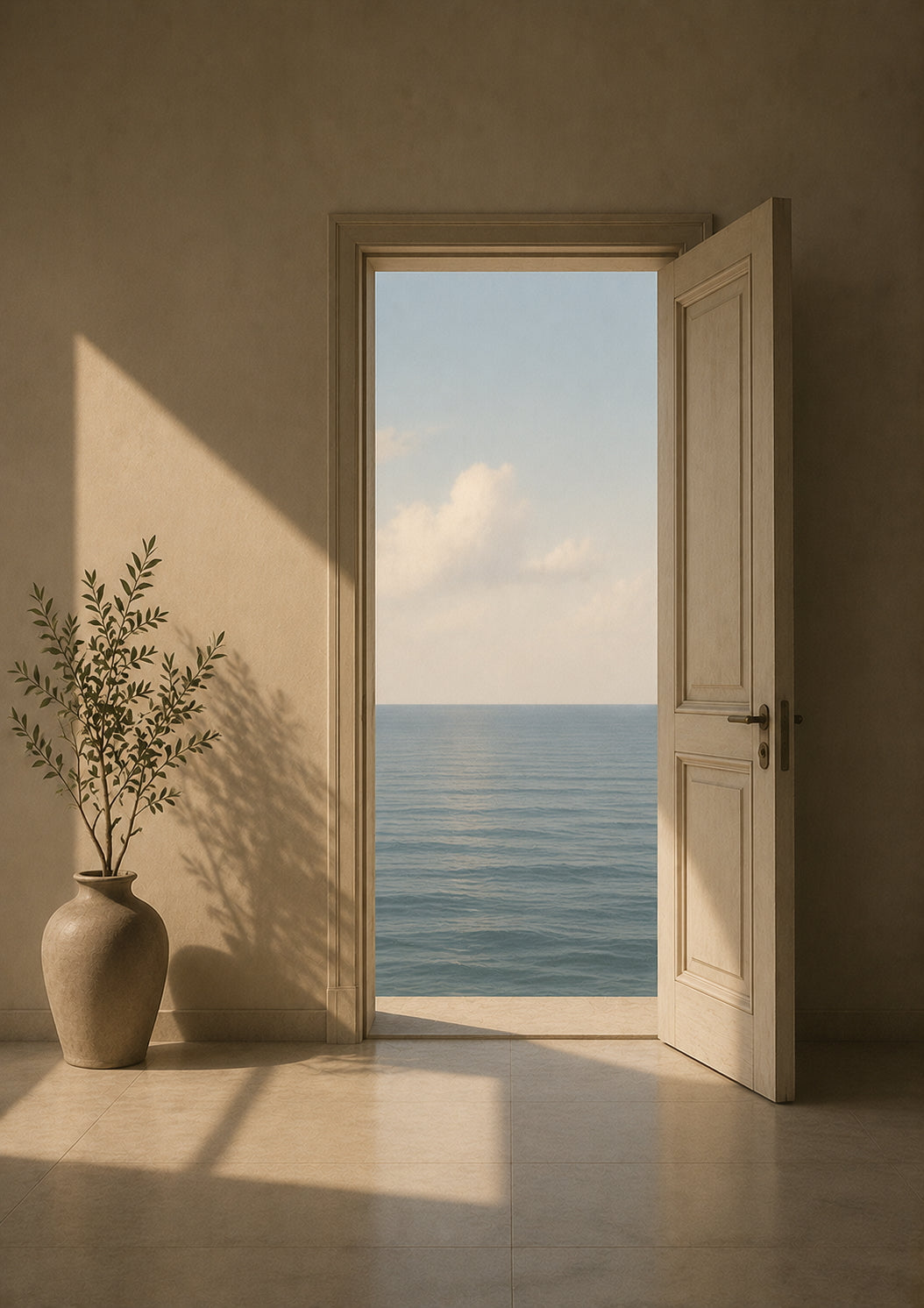 Open Door by the Sea Poster