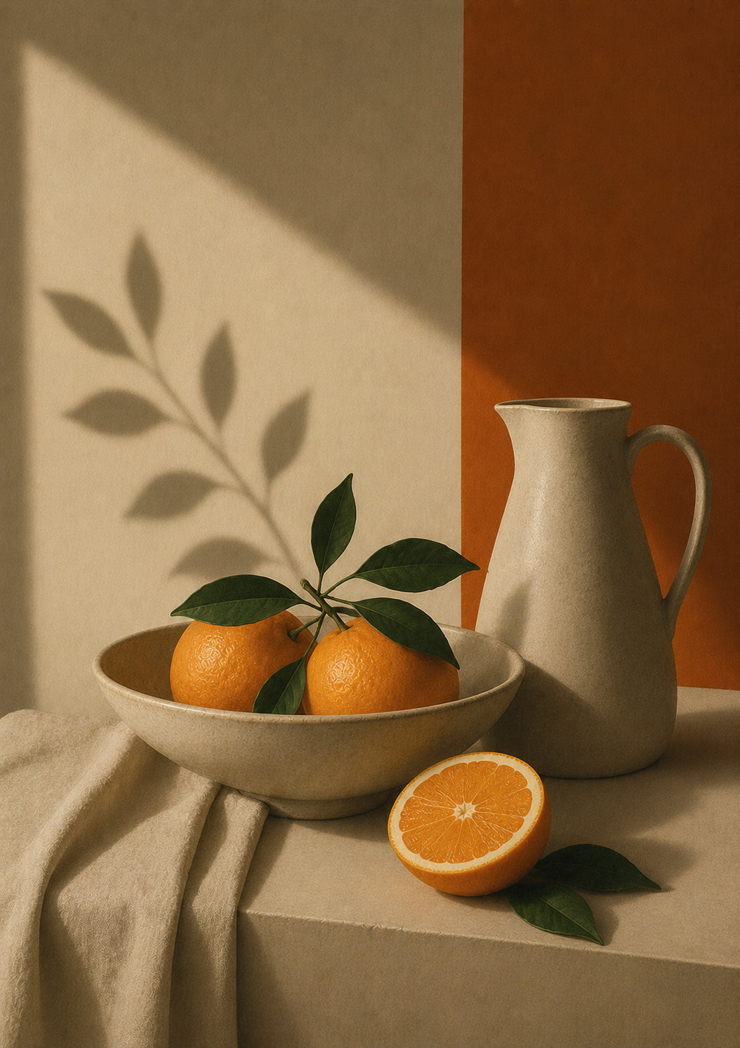 Orange Still Life Poster