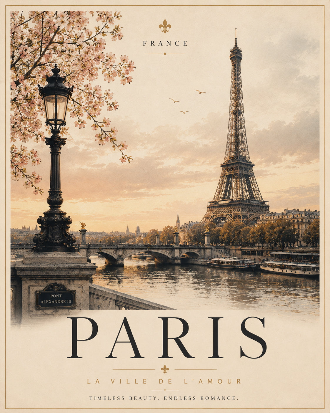 Paris No. 2 Fashion Poster
