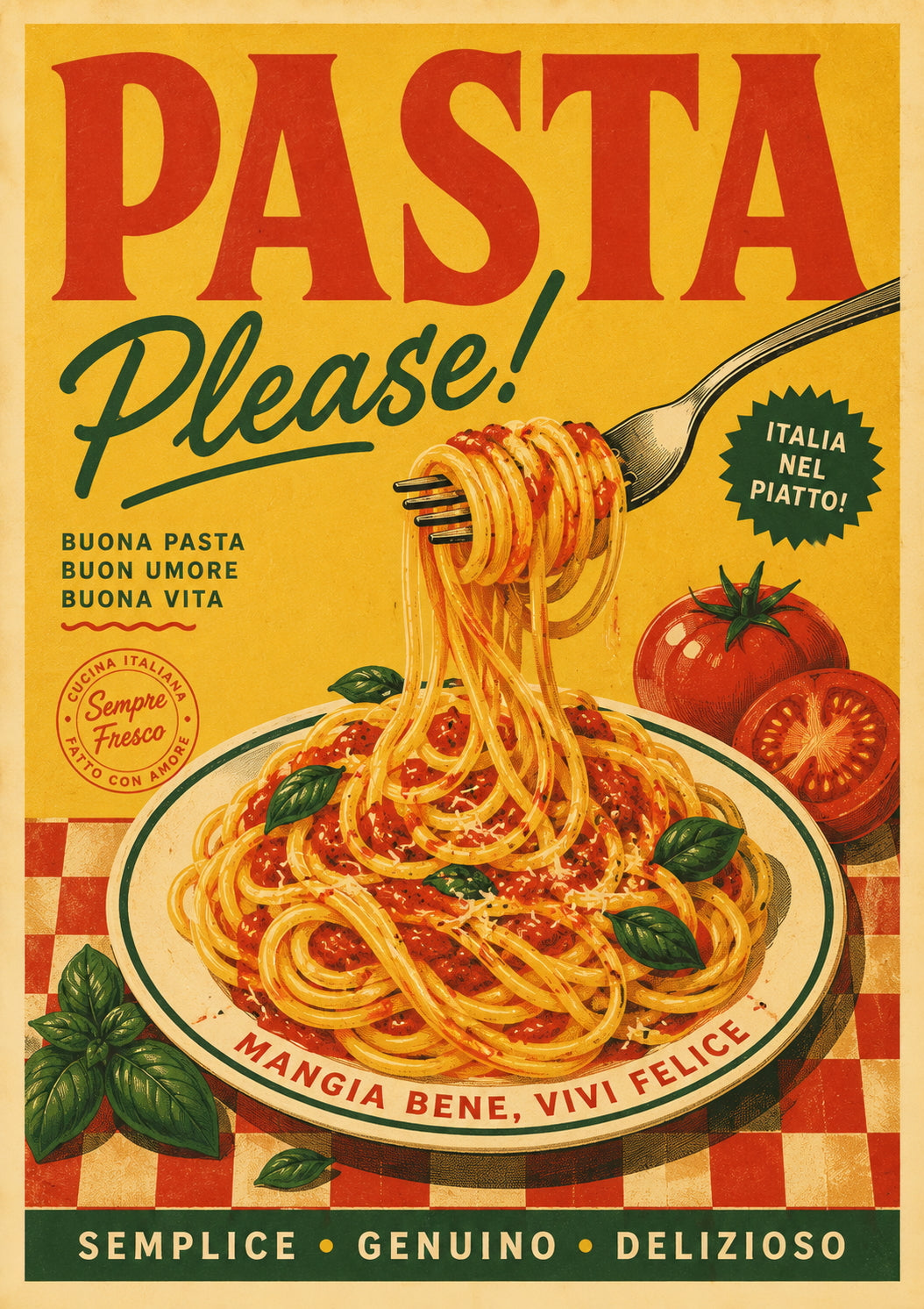 Pasta Please Poster
