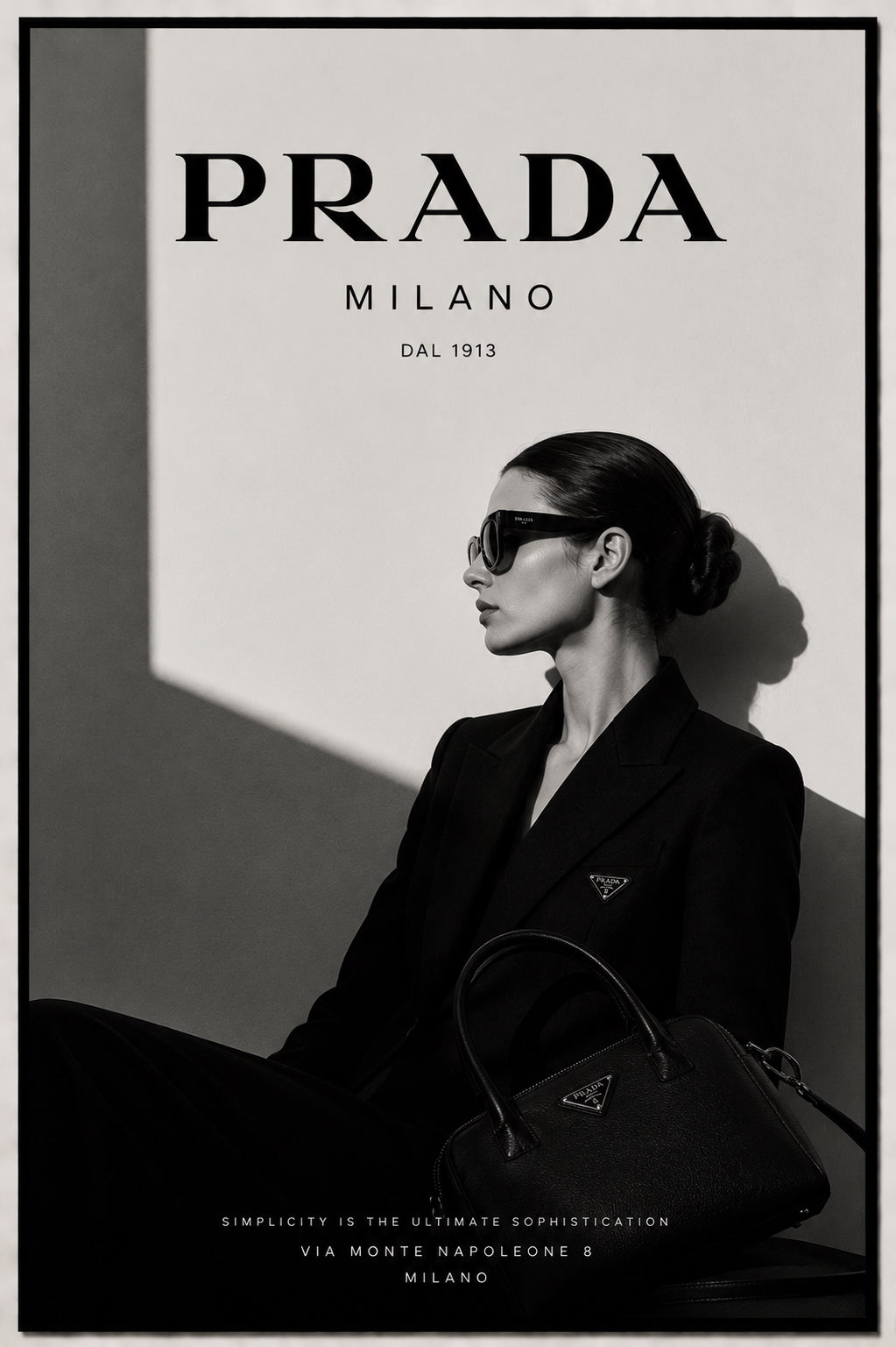 Prada No. 2 Fashion Poster