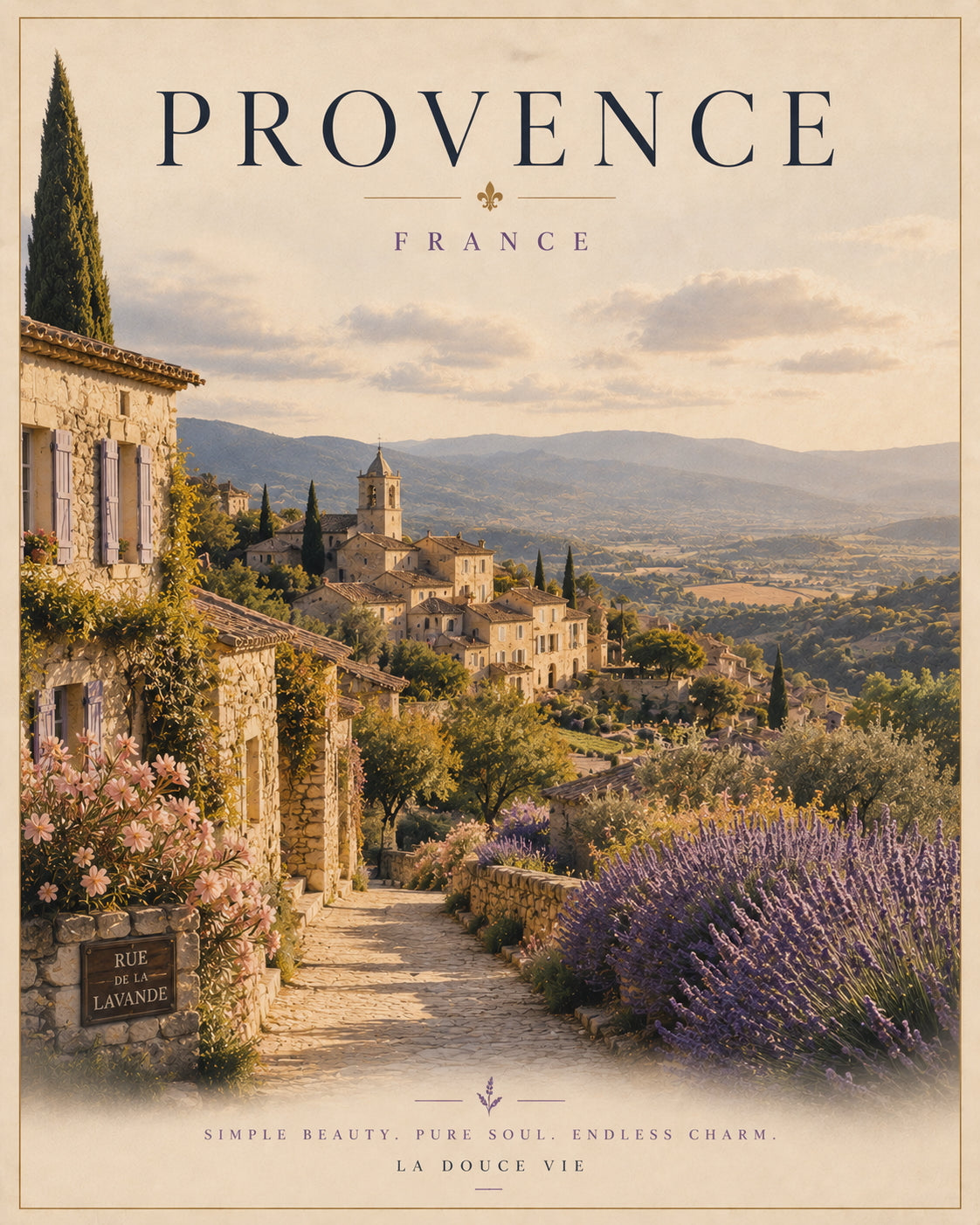 Provence Travel Poster