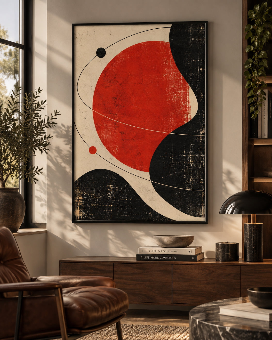 Red Orbit Poster