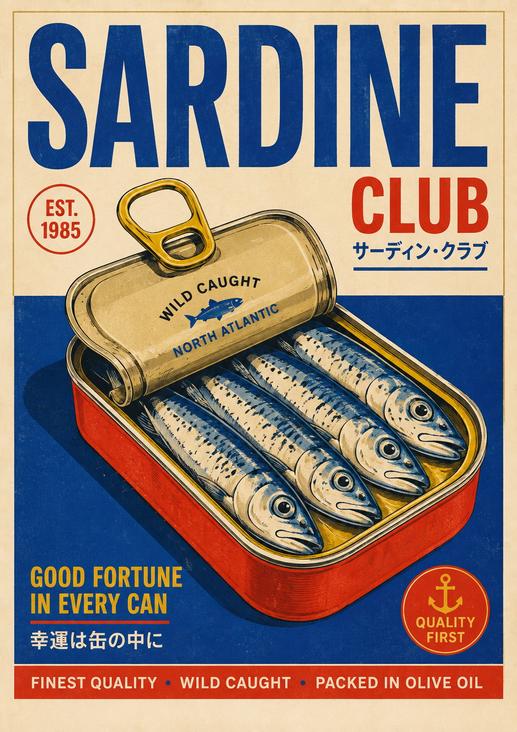 Sardine Club Poster
