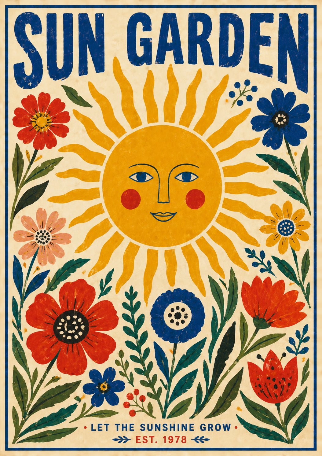 Sun Garden Poster