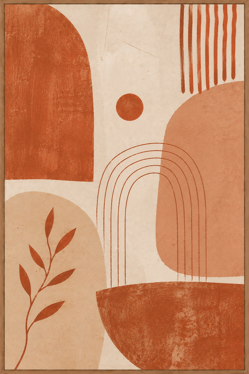 Terracotta No. 1 Abstract Poster