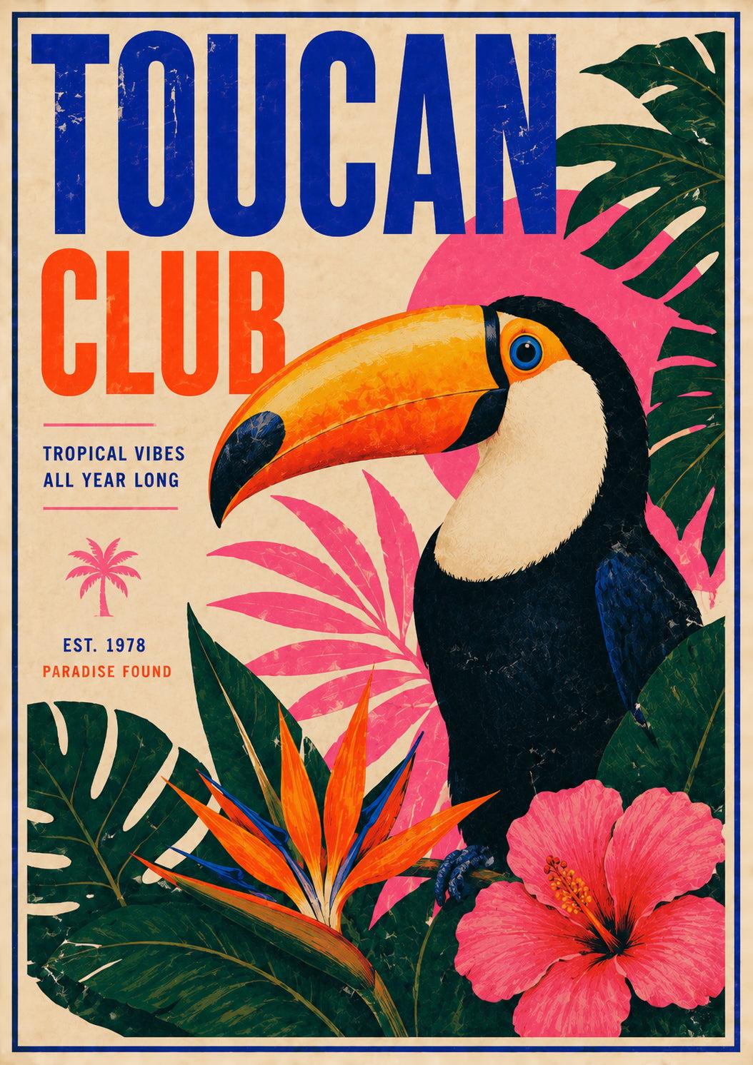 Toucan Club Poster