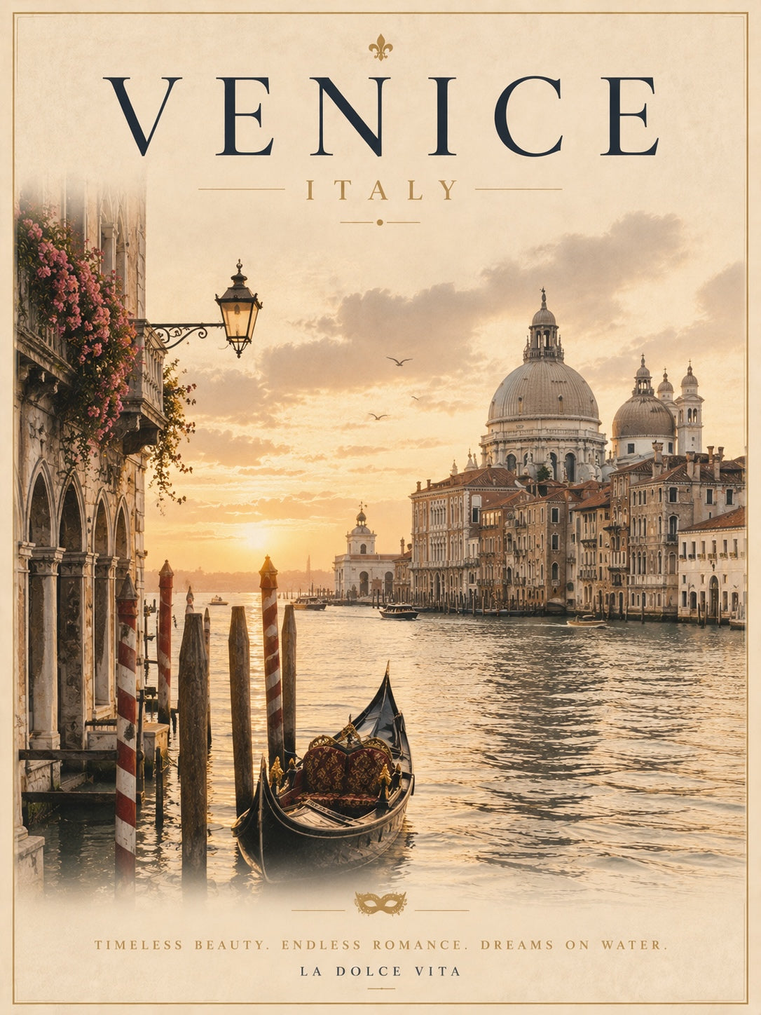 Venice Travel Poster